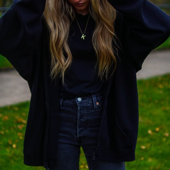 SKIMS FULL LENGTH COTTON ZIPUP - Picture 3 of 7